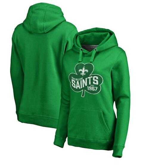 Women New Orleans Saints Pro Line by Fanatics Branded St. Patrick's Day Paddy's Pride Pullover Hoodie Kelly Green FengYun,We sell and wholesale Women New Orleans Saints Pro Line by Fanatics Branded St. Patrick's Day Paddy's Pride Pullover Hoodie Kelly Green FengYun on line form chian!